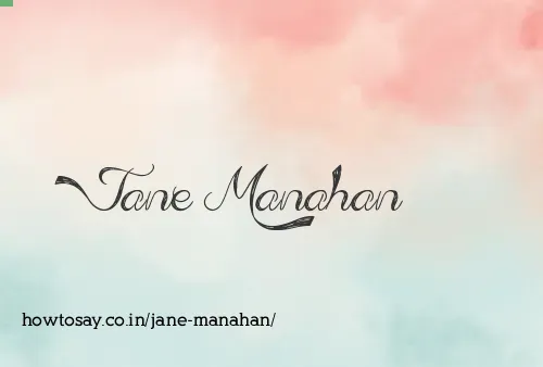 Jane Manahan