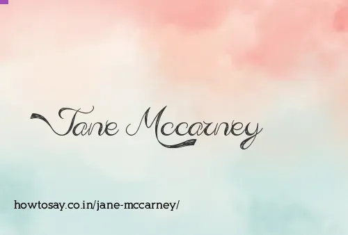 Jane Mccarney