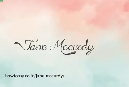 Jane Mccurdy