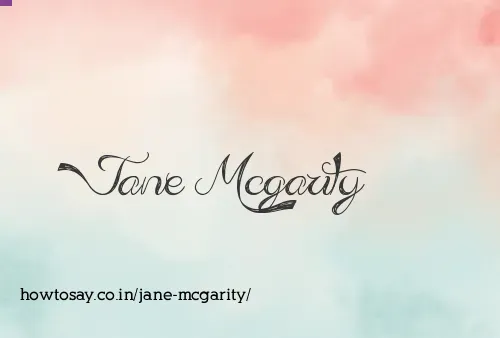 Jane Mcgarity