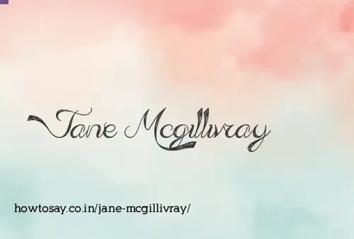Jane Mcgillivray