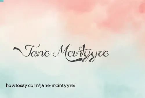 Jane Mcintyyre