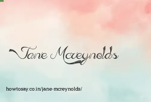 Jane Mcreynolds