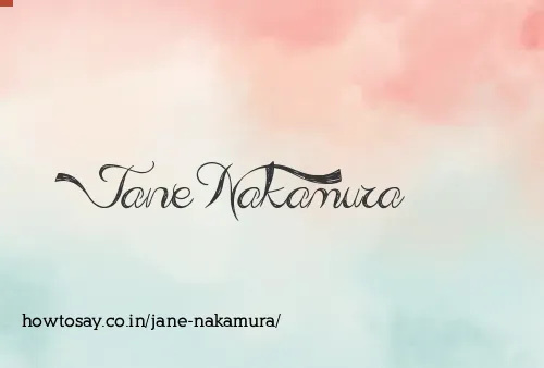 Jane Nakamura