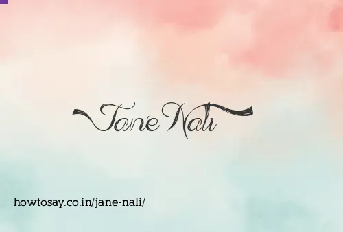 Jane Nali