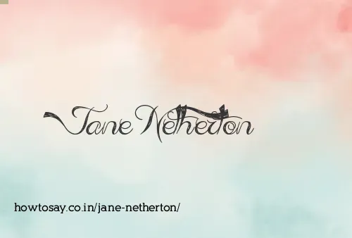 Jane Netherton