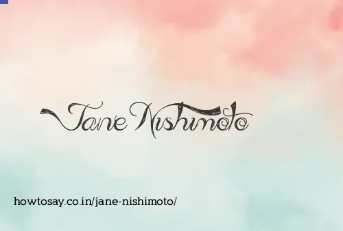 Jane Nishimoto