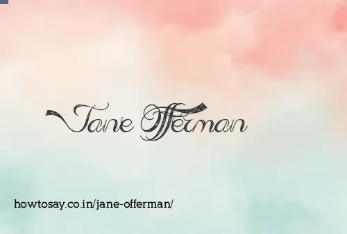 Jane Offerman
