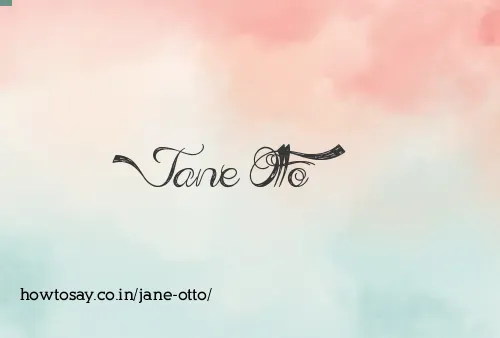 Jane Otto