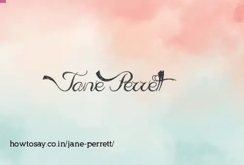 Jane Perrett