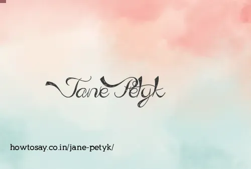 Jane Petyk