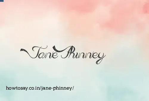 Jane Phinney
