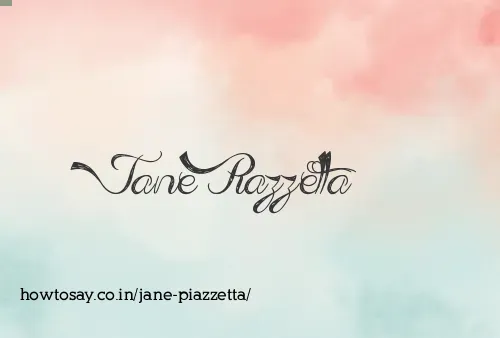 Jane Piazzetta