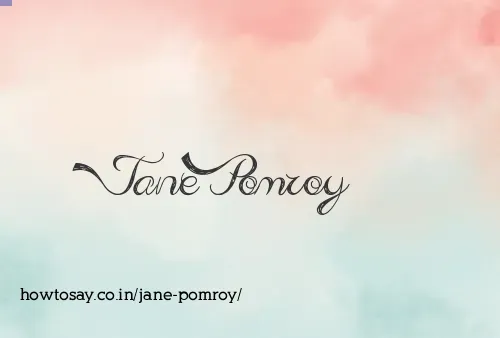 Jane Pomroy