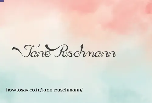 Jane Puschmann