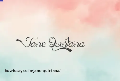 Jane Quintana
