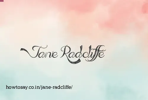 Jane Radcliffe