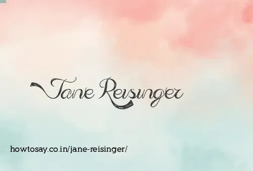 Jane Reisinger