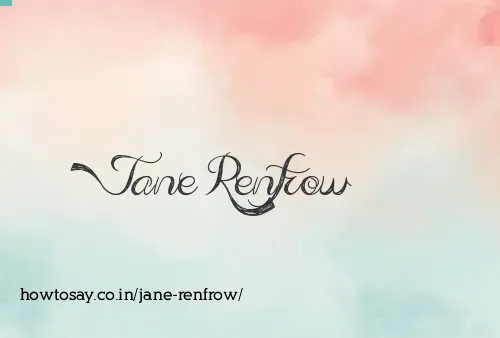 Jane Renfrow