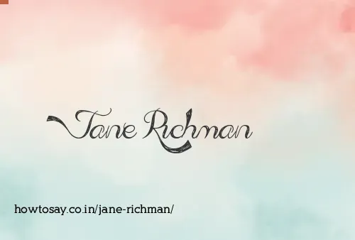 Jane Richman