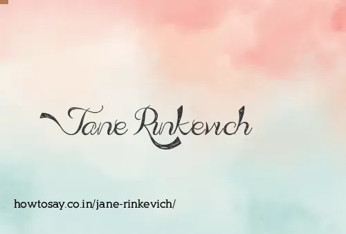 Jane Rinkevich