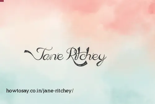 Jane Ritchey