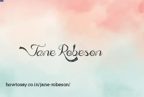 Jane Robeson