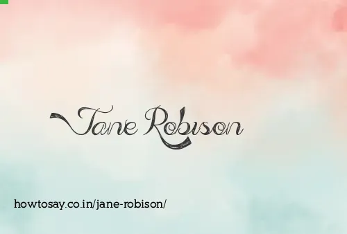 Jane Robison