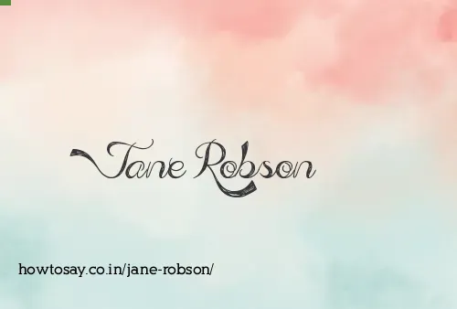 Jane Robson