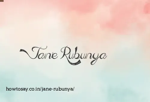 Jane Rubunya