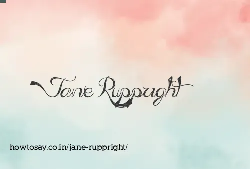 Jane Ruppright