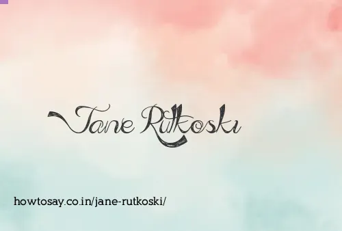 Jane Rutkoski