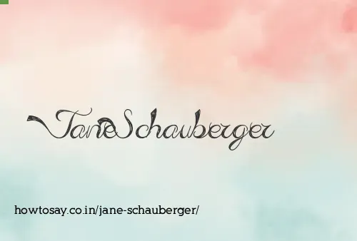 Jane Schauberger