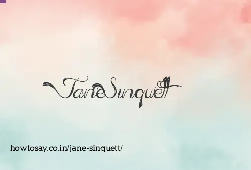 Jane Sinquett