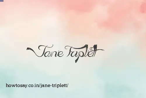 Jane Triplett