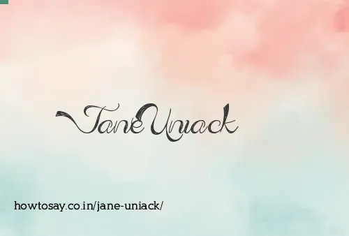 Jane Uniack