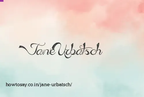 Jane Urbatsch