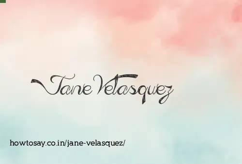 Jane Velasquez