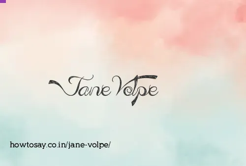 Jane Volpe