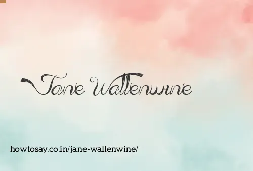 Jane Wallenwine