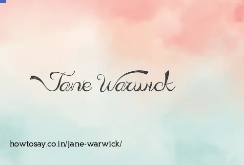 Jane Warwick