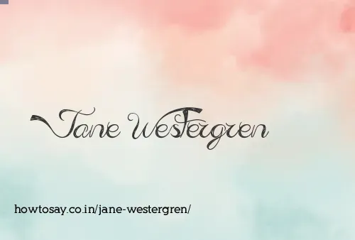 Jane Westergren