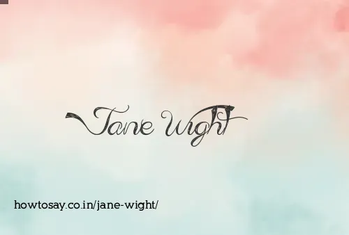 Jane Wight