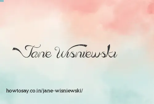 Jane Wisniewski