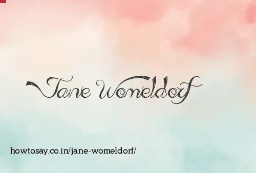 Jane Womeldorf
