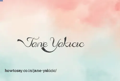 Jane Yakicic