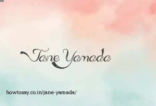 Jane Yamada