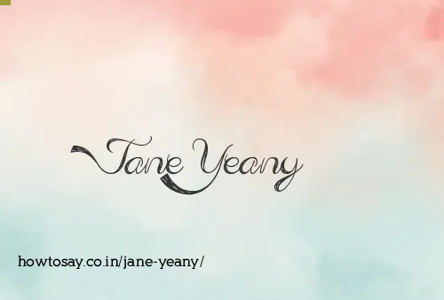 Jane Yeany