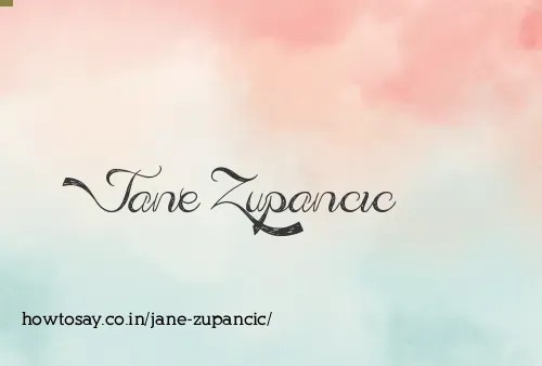 Jane Zupancic
