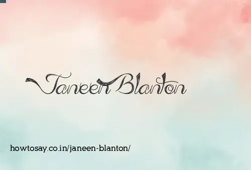 Janeen Blanton